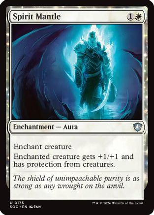 Commander: Secrets of Strixhaven Spirit Mantle #175