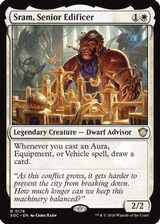 Commander: Secrets of Strixhaven Sram, Senior Edificer #176