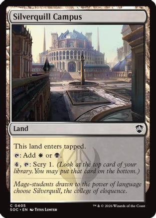 Commander: Secrets of Strixhaven Silverquill Campus #405