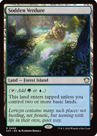 Commander: Secrets of Strixhaven Sodden Verdure #406