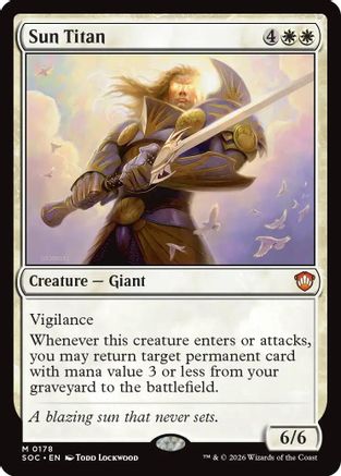Commander: Secrets of Strixhaven Sun Titan #178