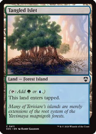 Commander: Secrets of Strixhaven Tangled Islet #411