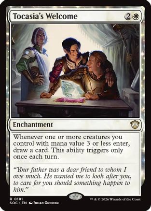 Commander: Secrets of Strixhaven Tocasia's Welcome #181
