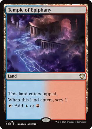 Commander: Secrets of Strixhaven Temple of Epiphany #412
