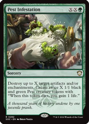 Commander: Secrets of Strixhaven Pest Infestation #282