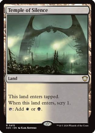 Commander: Secrets of Strixhaven Temple of Silence #415