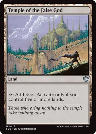 Commander: Secrets of Strixhaven Temple of the False God #416