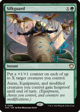 Commander: Secrets of Strixhaven Silkguard #286