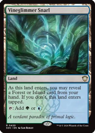 Commander: Secrets of Strixhaven Vineglimmer Snarl #420
