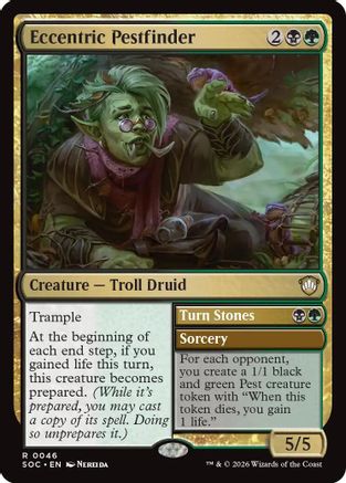 Commander: Secrets of Strixhaven Eccentric Pestfinder #46