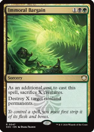 Commander: Secrets of Strixhaven Immoral Bargain #47