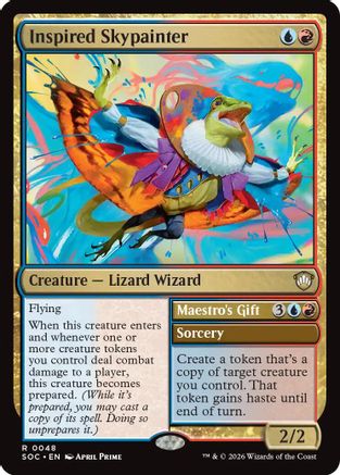 Commander: Secrets of Strixhaven Inspired Skypainter #48