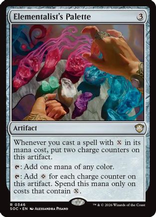 Commander: Secrets of Strixhaven Elementalist's Palette #346