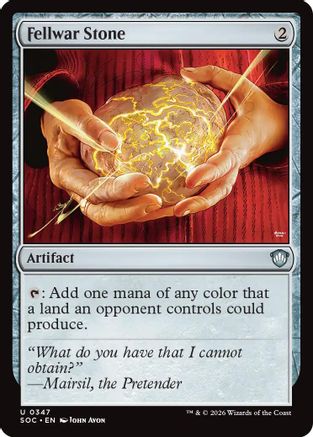 Commander: Secrets of Strixhaven Fellwar Stone #347