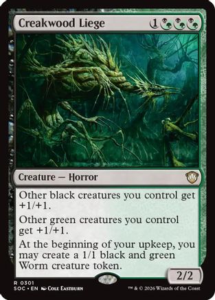 Commander: Secrets of Strixhaven Creakwood Liege #301