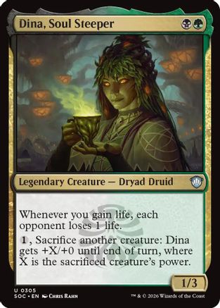 Commander: Secrets of Strixhaven Dina, Soul Steeper #305