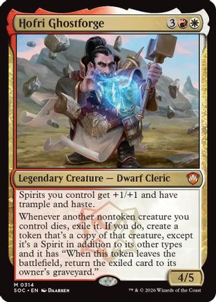 Commander: Secrets of Strixhaven Hofri Ghostforge #314