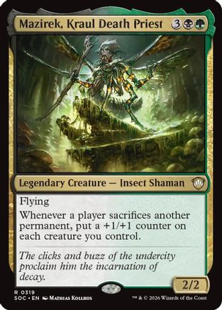 Commander: Secrets of Strixhaven Mazirek, Kraul Death Priest #319