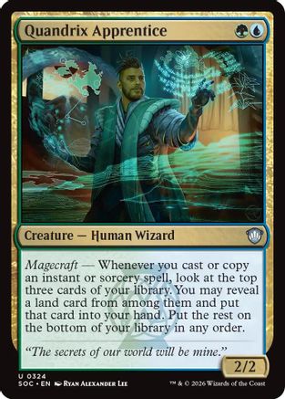 Commander: Secrets of Strixhaven Quandrix Apprentice #324