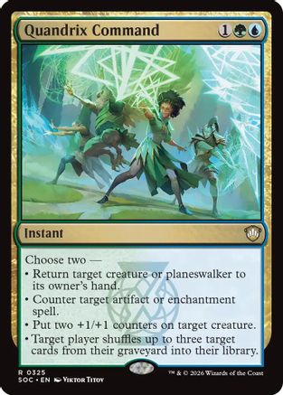 Commander: Secrets of Strixhaven Quandrix Command #325