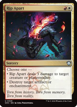 Commander: Secrets of Strixhaven Rip Apart #328