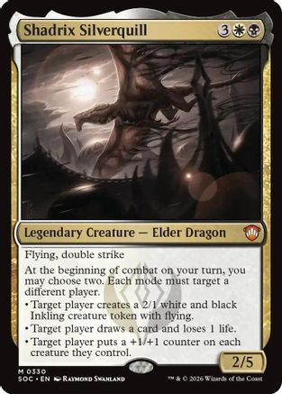 Commander: Secrets of Strixhaven Shadrix Silverquill #330