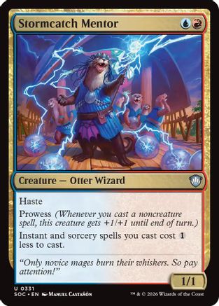 Commander: Secrets of Strixhaven Stormcatch Mentor #331