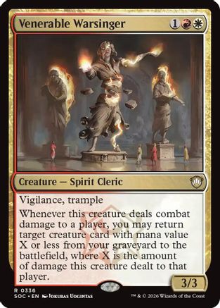 Commander: Secrets of Strixhaven Venerable Warsinger #336