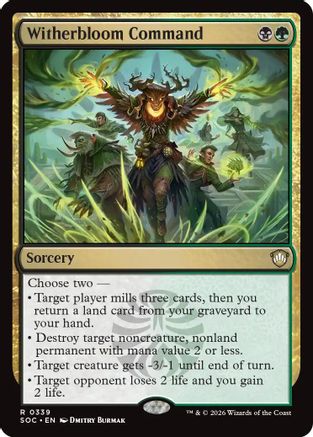 Commander: Secrets of Strixhaven Witherbloom Command #339