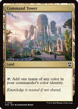 Commander: Secrets of Strixhaven Command Tower #129
