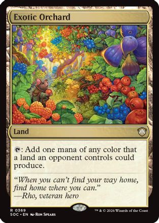 Commander: Secrets of Strixhaven Exotic Orchard #369