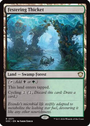 Commander: Secrets of Strixhaven Festering Thicket #371