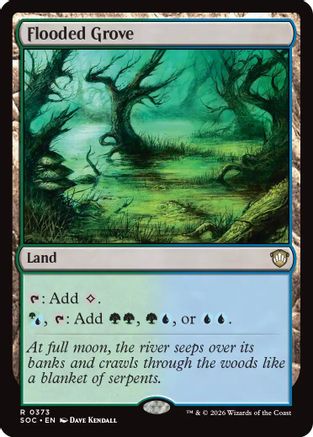 Commander: Secrets of Strixhaven Flooded Grove #373