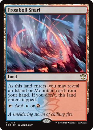 Commander: Secrets of Strixhaven Frostboil Snarl #374