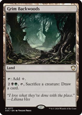 Commander: Secrets of Strixhaven Grim Backwoods #377