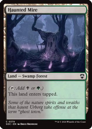 Commander: Secrets of Strixhaven Haunted Mire #379