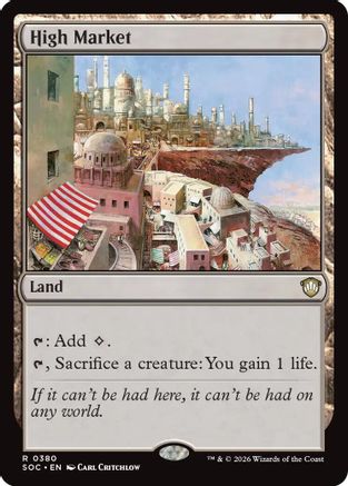 Commander: Secrets of Strixhaven High Market #380