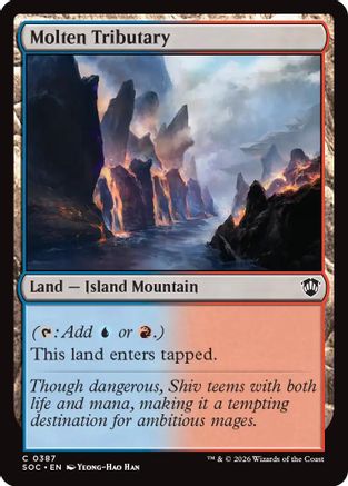 Commander: Secrets of Strixhaven Molten Tributary #387