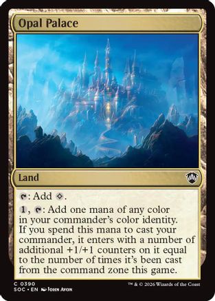 Commander: Secrets of Strixhaven Opal Palace #390