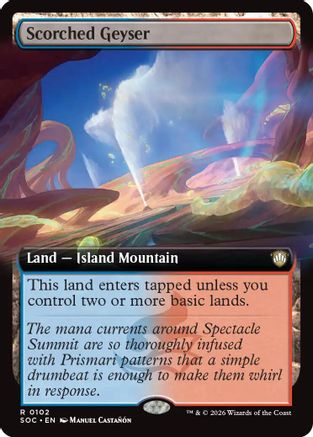 Scorched Geyser (Extended Art)