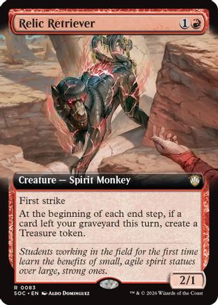 Commander: Secrets of Strixhaven Relic Retriever (Extended Art) #83