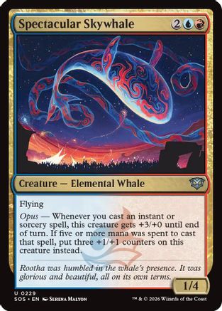 Secrets of Strixhaven Spectacular Skywhale #229