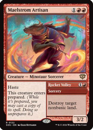 Secrets of Strixhaven Maelstrom Artisan #122