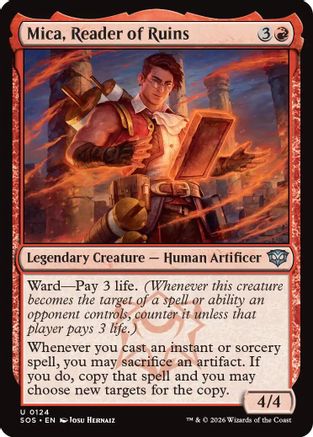 Secrets of Strixhaven Mica, Reader of Ruins #124