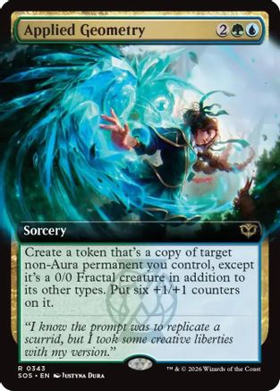 Secrets of Strixhaven Applied Geometry (Extended Art) #343