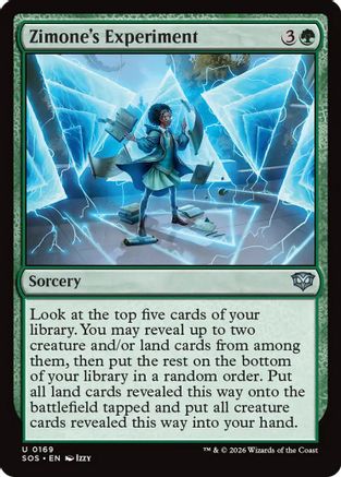 Secrets of Strixhaven Zimone's Experiment #169