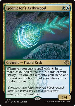 Secrets of Strixhaven Geometer's Arthropod #191