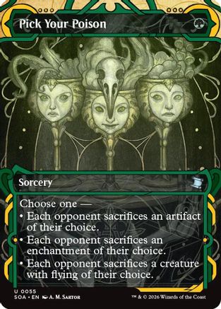Secrets of Strixhaven: Mystical Archive Pick Your Poison #55