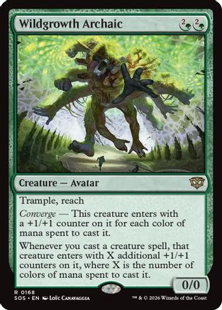 Secrets of Strixhaven Wildgrowth Archaic #168