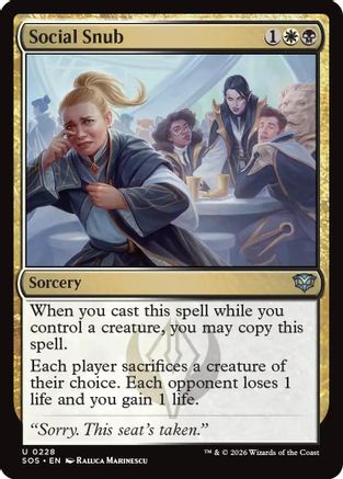 Secrets of Strixhaven Social Snub #228